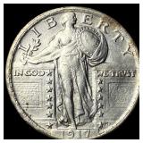 1917 Standing Liberty Quarter CHOICE AU