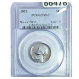 1952 Jefferson Nickel PCGS PR65