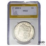 1899-S Morgan Silver Dollar PGA MS62