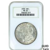 1903 Morgan Silver Dollar NGC MS64
