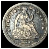 1857-O Silver Half Dime NEARLY UNCIRCULATED