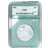 1961 Franklin Half Dollar NTC PR68