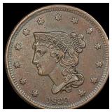 1839 Braided Hair Large Cent NEARLY  UNCIRCULATED