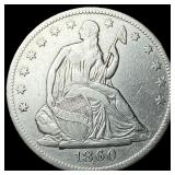 1860-O Silver Half Dollar HIGH GRADE