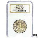 1936-S Rhode Island Half Dollar NGC MS65