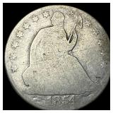1854-O Silver Seated Liberty Half Dollar  NICELY