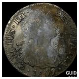 1807 Colonial Spain Silver 8 Reales NEARLY UNCIRCU