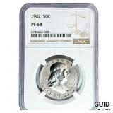 1962 Franklin Half Dollar NGC PF68