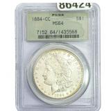 1884-CC Morgan Silver Dollar PCGS MS64