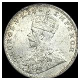 1919 British-India Silver Rupee UNCIRCULATED