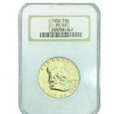 1959 Franklin Half Dollar NGC PF67