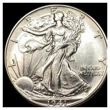 1941-D Silver Walking Liberty Half Dollar UNCIRCUL