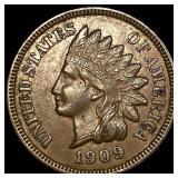 1909 Indian Head Cent NEARLY UNCIRCULATED