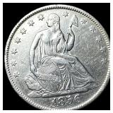 1856-O Silver Half Dollar CLOSELY UNCIRCULATED