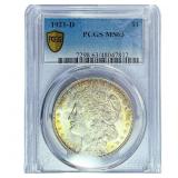 1921-D Morgan Silver Dollar PCGS MS63