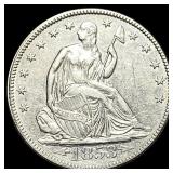 1853 Arrows & Rays Seated Liberty Half Dollar  CL
