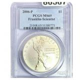 2006 $1 Franklin-Scientist PCGS MS69