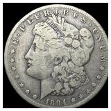 1894 Silver Morgan Dollar LIGHTLY CIRCULATED