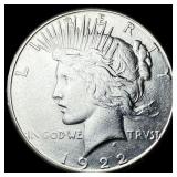 1922-S Silver Peace Dollar CLOSELY UNCIRCULATED