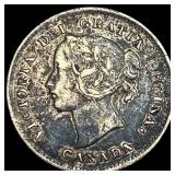 1899 Canada Silver 5 Cents NEARLY UNCIRCULATED