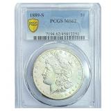1889-S Morgan Silver Dollar PCGS MS62
