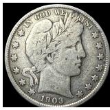 1903 Barber Half Dollar LIGHTLY CIRCULATED