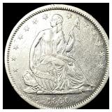1840 Seated Liberty Half Dollar NEARLY  UNCIRCULA