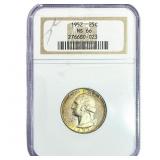 1952 Washington Silver Quarter NGC MS66
