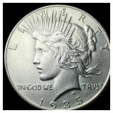 1935 Silver Peace Dollar UNCIRCULATED