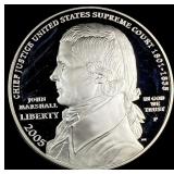 2005-P Silver Dollar John Marshall Proof GEM PROOF