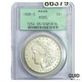 1898-O Morgan Silver Dollar PCGS MS65