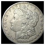 1904-S Silver Morgan Dollar LIGHTLY CIRCULATED