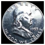 1953 Franklin Half Dollar GEM PROOF