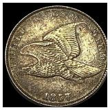 1857 Flying Eagle Cent CLOSELY UNCIRCULATED