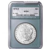 1879-S Morgan Silver Dollar NTC MS68