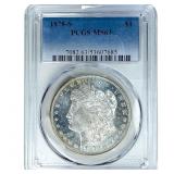 1878-S Morgan Silver Dollar PCGS MS63 PL
