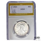 1920 Walking Liberty Half Dollar PGA MS62