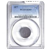 1877 Indian Head Cent PCGS AG03
