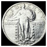 1929-S Silver Standing Liberty Quarter CLOSELY UNC