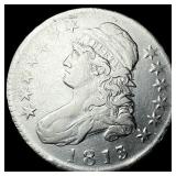 1813 Capped Bust Half Dollar CLOSELY UNCIRCULATED