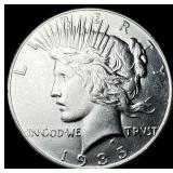 1935 Silver Peace Dollar UNCIRCULATED