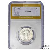 1920 Standing Liberty Quarter PGA MS63+