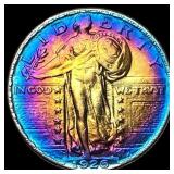 1926 TONED Standing Liberty Quarter CLOSELY UNCIRC