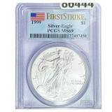 1999 Silver Eagle PCGS MS69