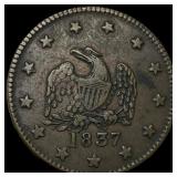 1837 Hard Times Token Maycock NEARLY  UNCIRCULATE