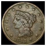 1843 Braided Hair Large Cent LIGHTLY CIRCULATED