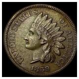 1859 Copper-Nickel Indian Head Cent CLOSELY  UNCI