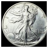 1935-S Silver Walking Liberty Half Dollar UNCIRCUL