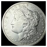 1891-O Silver Morgan Dollar LIGHTLY CIRCULATED