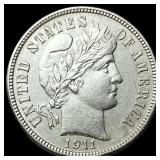 1911-D Silver Barber Dime CLOSELY UNCIRCULATED